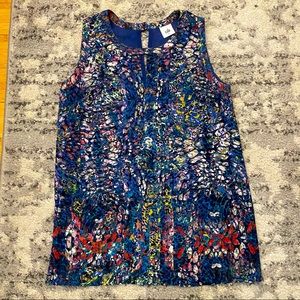 Cabi Stained Glass Keyhole Tank Top Sleeveless